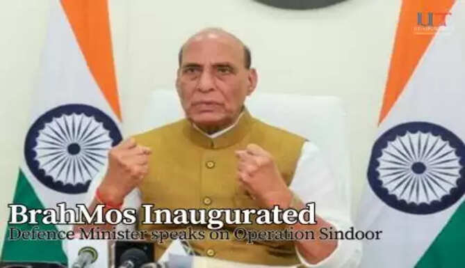'A Symbol of India's Political Willpower':&nbsp;Defence Minister on Operation Sindoor inaugurating Brahmos