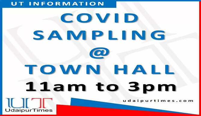 covid sampling timings in udaipur