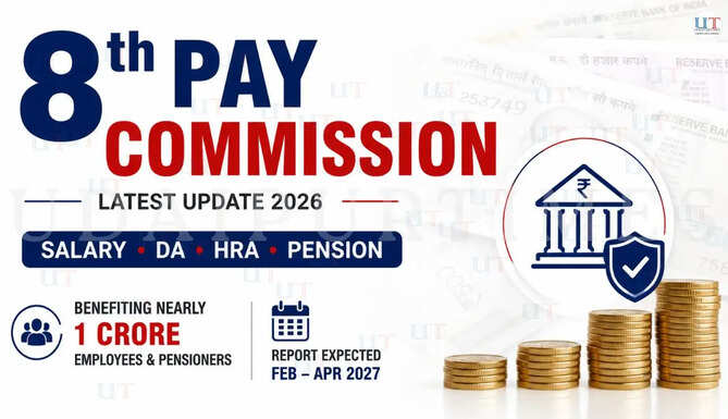 8th Pay Commission update on salary, DA, HRA and pension revisions for Central Government employees
