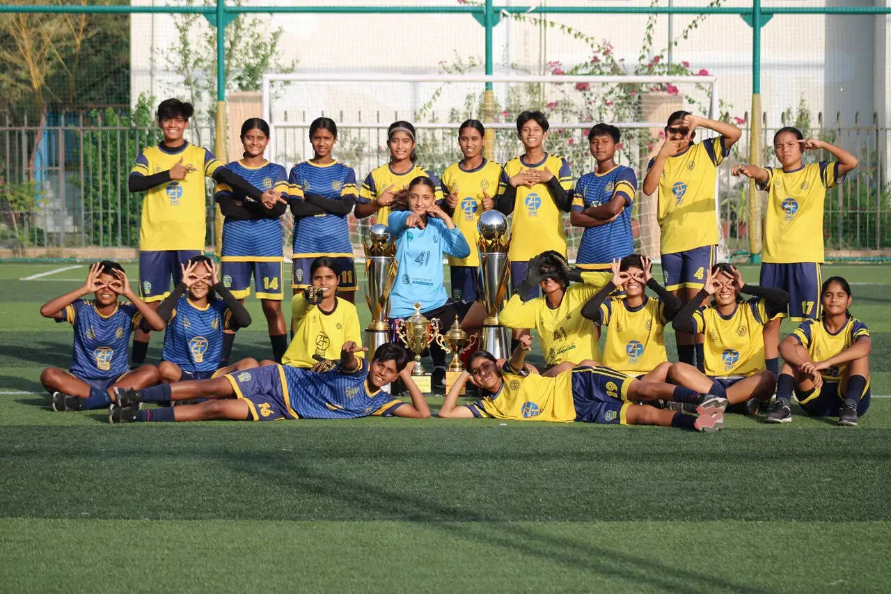 Hindustan Zinc&rsquo;s Zinc Football Academy players celebrating football achievements on World Football Day in Rajasthan