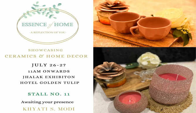 Exhibition in Udaipur Events in Udaipur Home Decor and Ceramic handcrafted and handicraft udaipur events hotel golden tulip, Khyati Modi