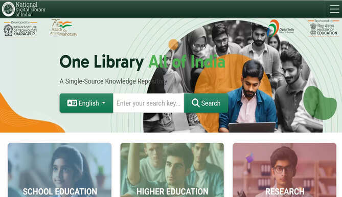 Udaipur students&nbsp;to Benefit from Digital E-Library with 4.60 Crore Books. Online Resource for Book for Competitive Examinations Study Material for Competitive Examinations