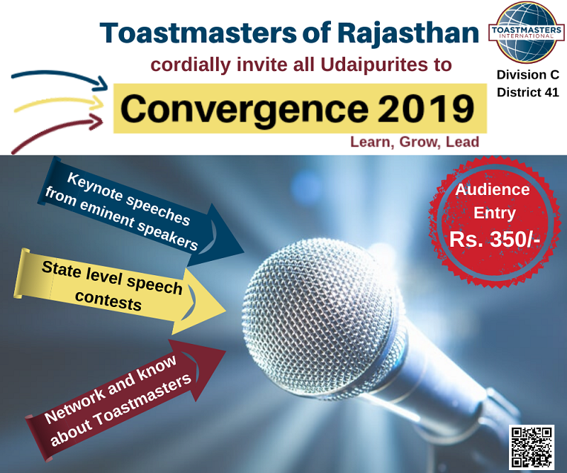 CONVERGENCE 2019 | Toastmasters International Division C (Rajasthan) conference
