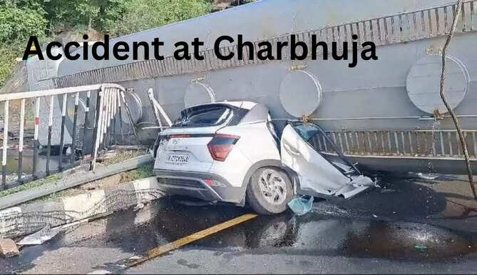 four people of a family killed in an accident near charbhuja, district rajsamand near udaipur, accident in rajsamand, news from rajsamand, rajsamand news, udaipur news, breaking news from udaipur