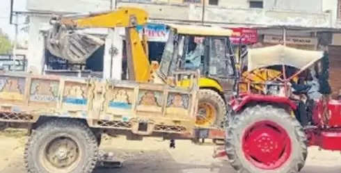 encroachments removed from mali road