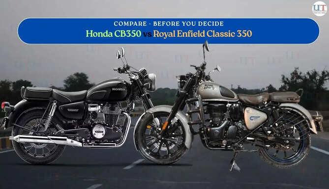 Honda CB350 vs Royal Enfield Classic 350: Which One Should You Buy? Compare Before You Decide