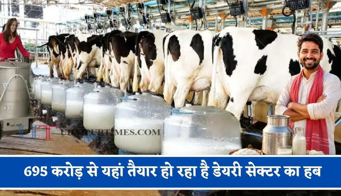 ₹695 करोड़ से यहां तैयार हो रहा है डेयरी सेक्टर का हब, ढ़ाई हजार से ज्यादा लोगों को मिलेगा रोजगार