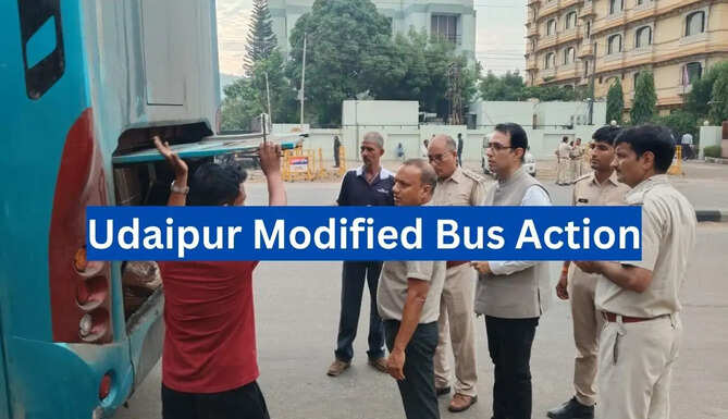 Udaipur Modified Bus Action