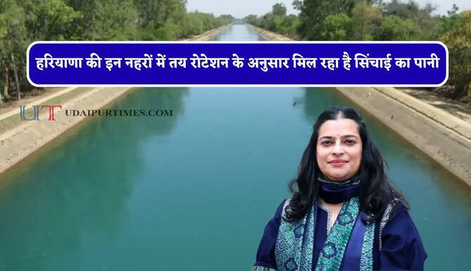 हरियाणा की इन नहरों में तय रोटेशन के अनुसार मिल रहा है सिंचाई का पानी, सिंचाई मंत्री ने कही ये बात&nbsp;