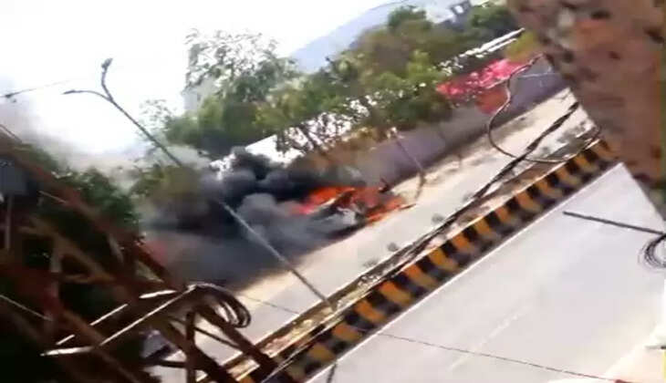 Car caught Fire
