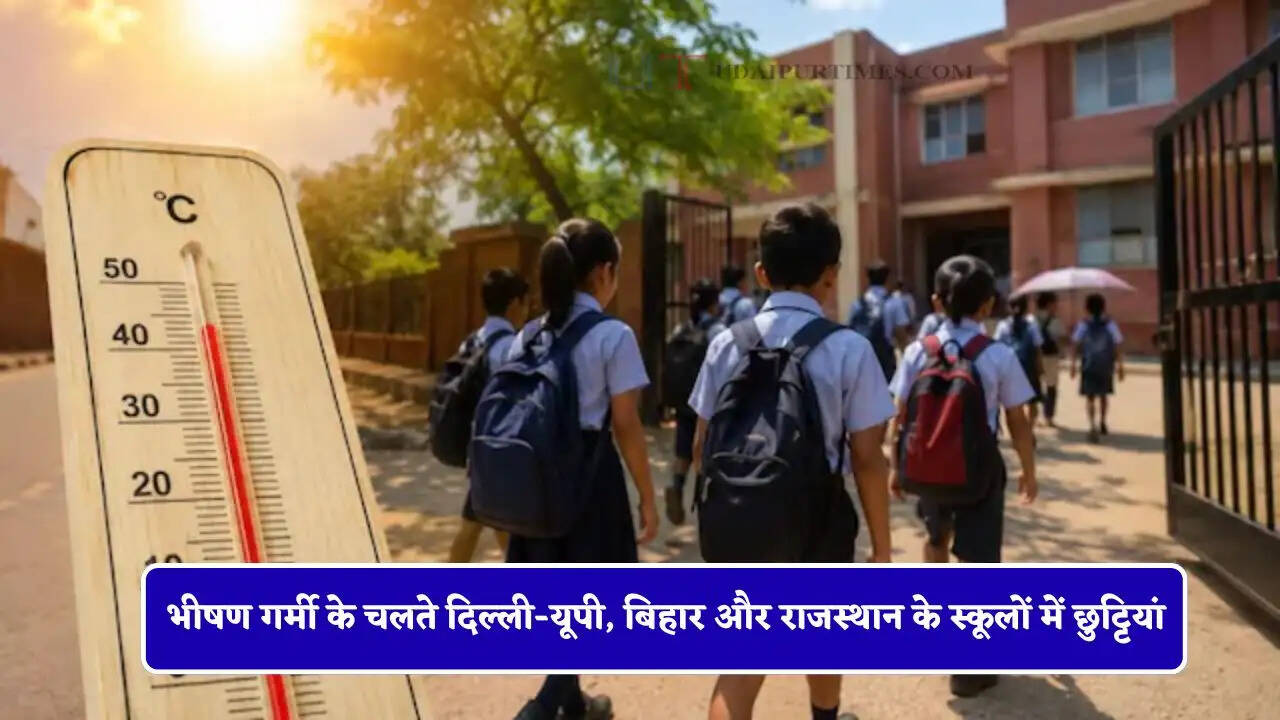 भीषण गर्मी के चलते दिल्ली-यूपी, बिहार और राजस्थान के स्कूलों में छुट्टियां, देखें स्टेट वाइज कब खुलेंगे स्कूल ?