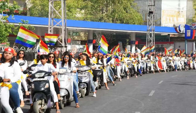 bike rally mahavir jayanti