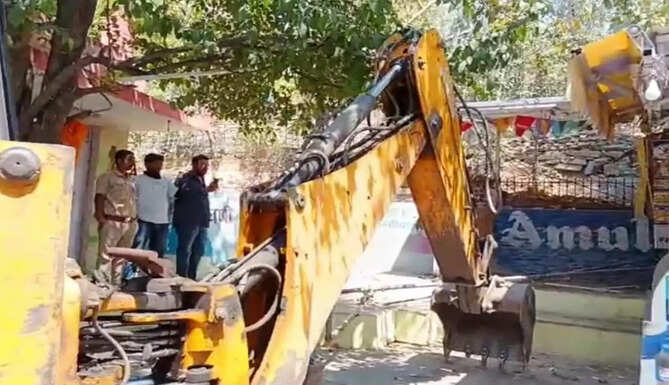 encroachment removed