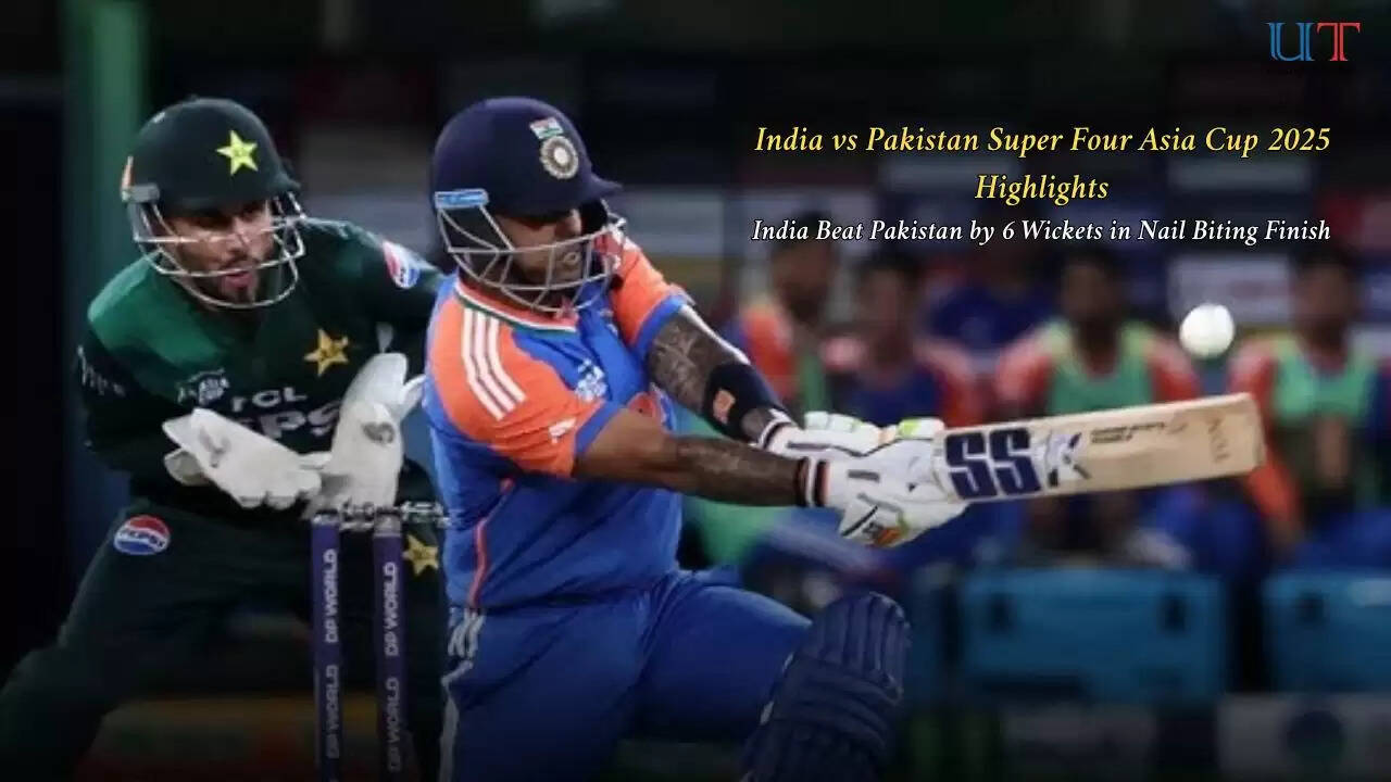 India Beat Pakistan in Asia Cup Super Four Abhishek Leads