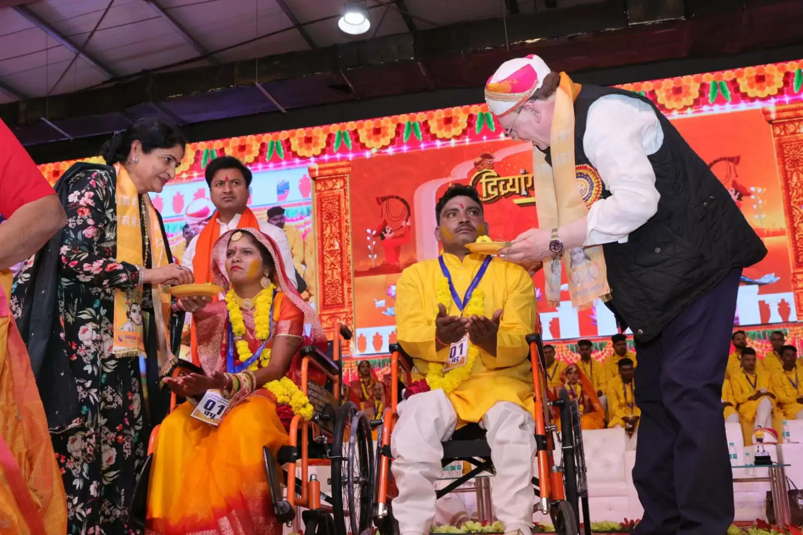 Udaipur Narayan Seva Sansthan Mass Wedding 2024 January Wedding of the Disabled and Differently Abled