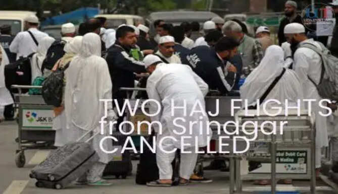 Haj Flight from Srinagar Cancelled Due to Prevailing Border Situation May 7 and May 8 flights stand cancelled