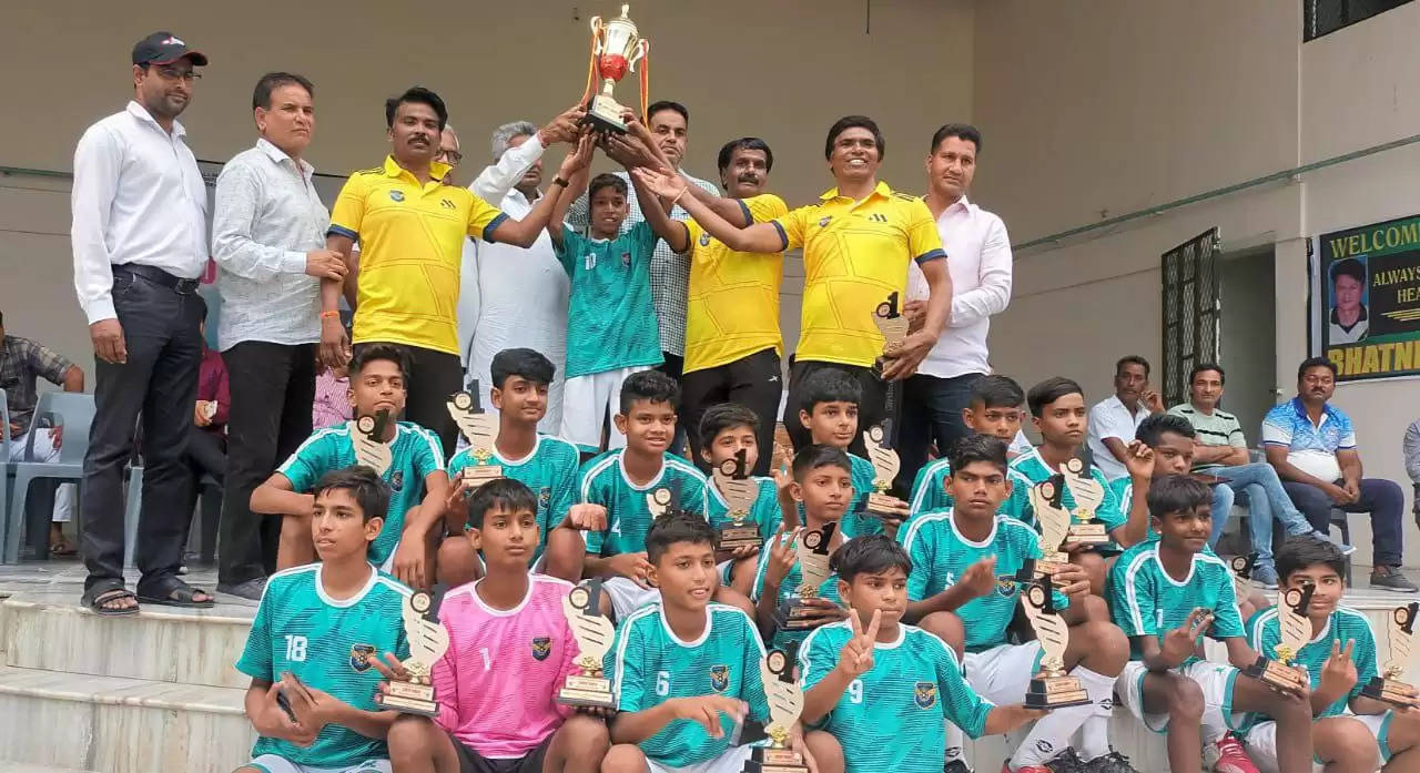 Udaipur Under 14 Football Team lifts the Rajasthan Champion Trophy after 23 Years District Football Association