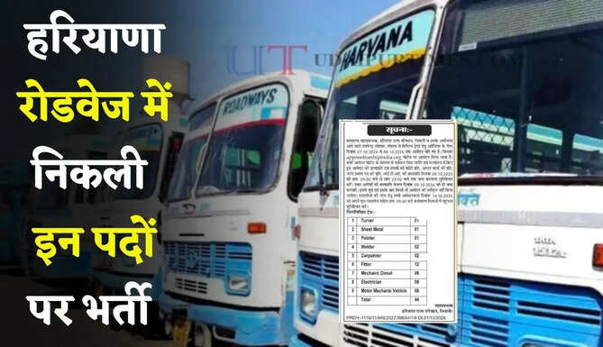 हरियाणा रोडवेज में निकली इन पदों पर भर्ती, जल्दी करें आवेदन&nbsp;