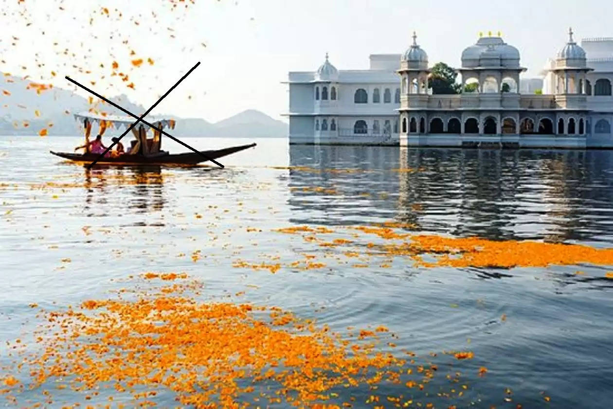 pre wedding shoot not allowed in boats at udaipur