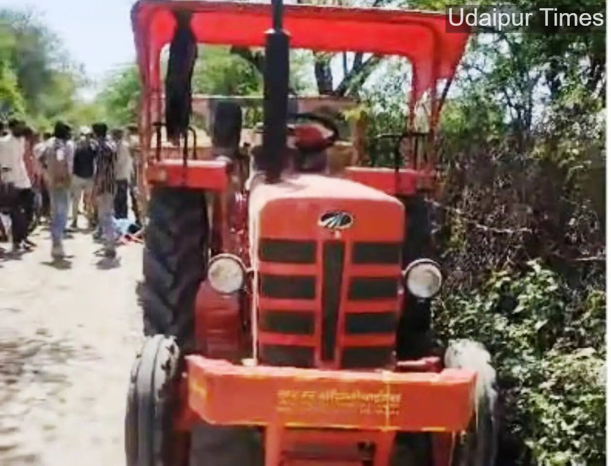 tractor hits woman
