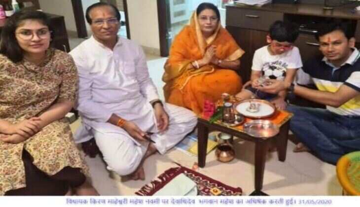 माहेश्वरी समाज ने महेश नवमी पर्व अपने अपने घरों पर मनाया