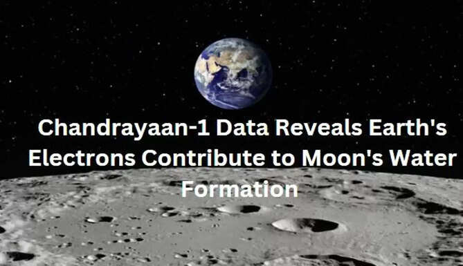 Chandrayaan-1 Data reveals Earth's electron contribute to Moon Formation