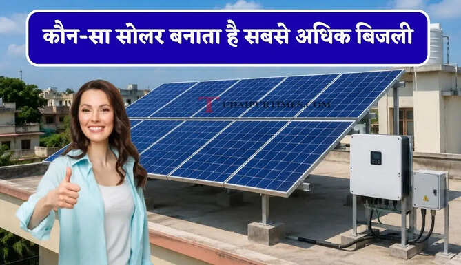 सोलर पैनल लगवाने से पहले जान लें कौन-सा सोलर बनाता है सबसे अधिक बिजली, ऐसे करें पहचान ?