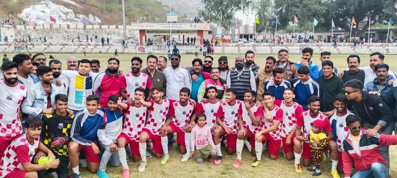 MKM National Football Tournament Zinc Football Mohan Kumar Manglam DFA Udaipur Shakeel Hussain