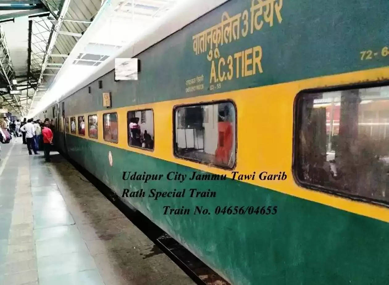Udaipur Jammu Tawi train