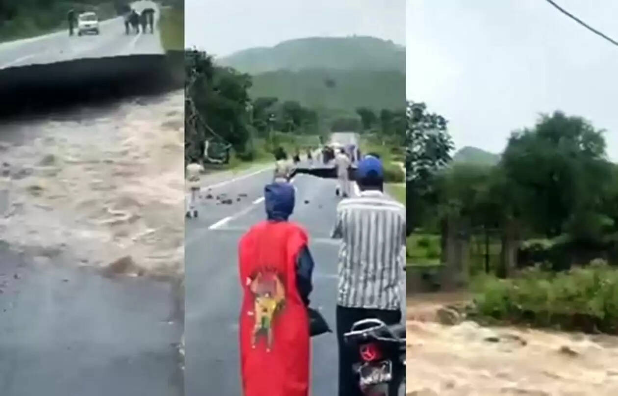 heavy rain in udaipur rajsamand
