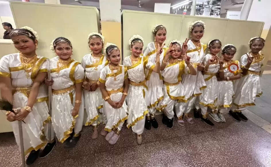 Students of The Junior Study Runner-Up at Bhav Nritya Competition