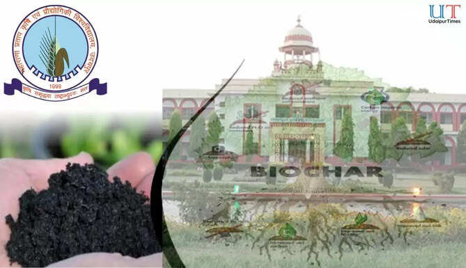 MPUAT Research Team optimises production of Biochar out of agri waste