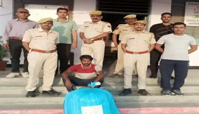 Ganja Seized Kotra Police 