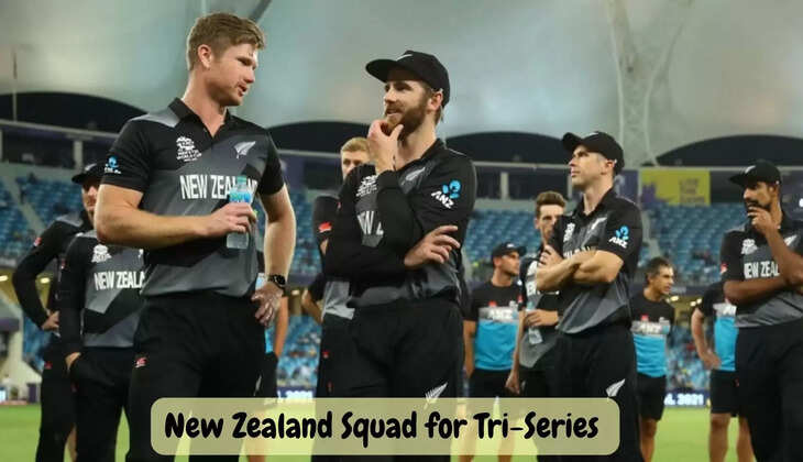 -New Zealand T20 squad, Kane Williamson dropped, NZ tri-series squad 2025, New Zealand cricket news, T20I tri-series 2025, NZ team selection,