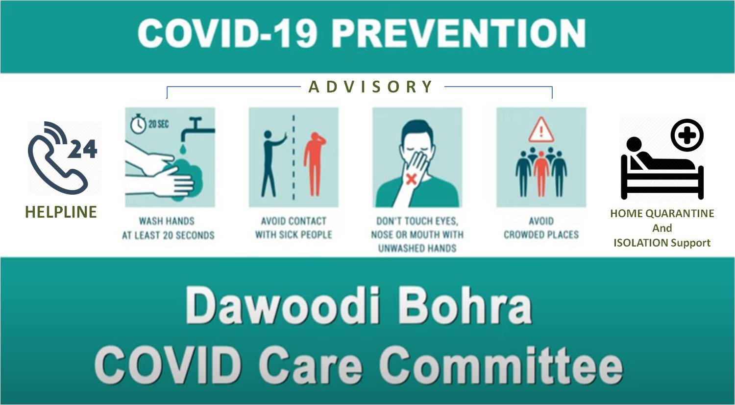 Dawoodi Bohras' of Udaipur launch COVID Care Helpline and community support services