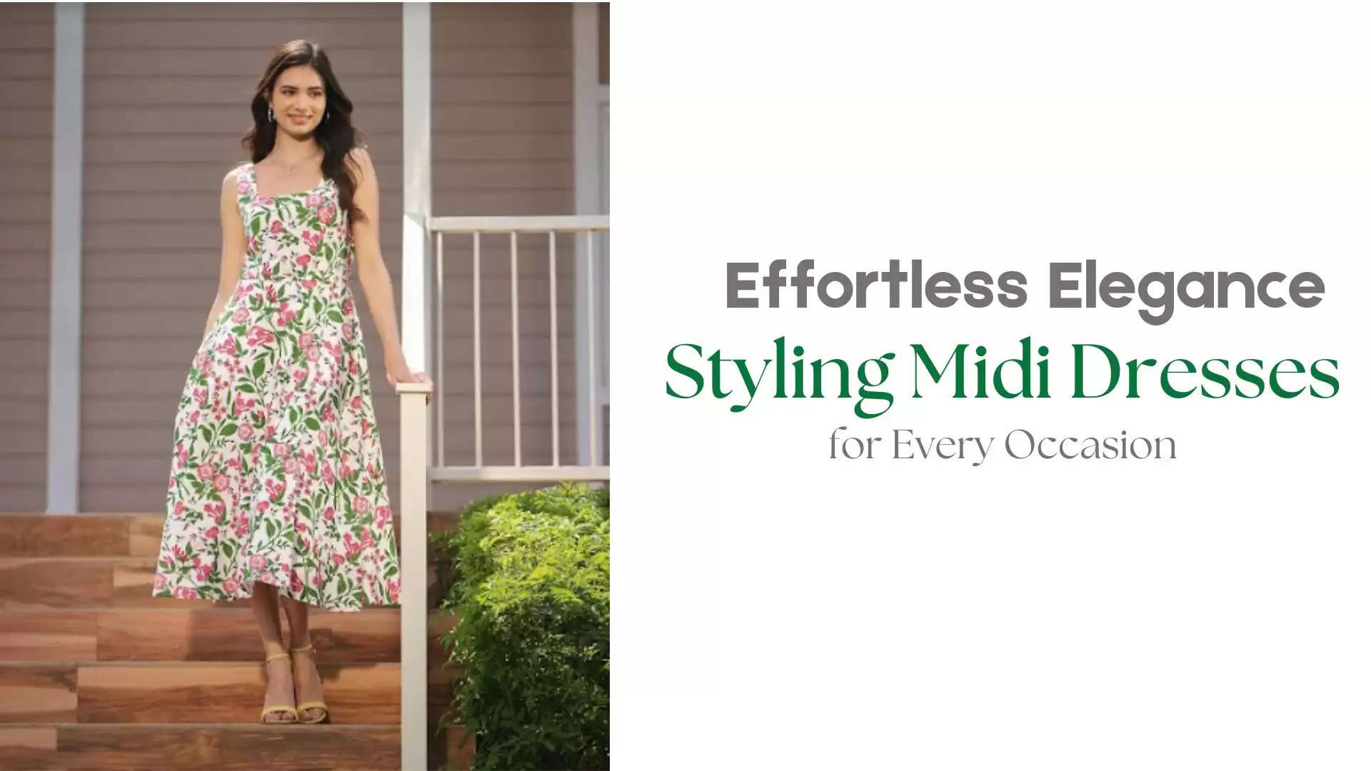 Effortless Elegance: Styling Midi Dresses for Every Occasion