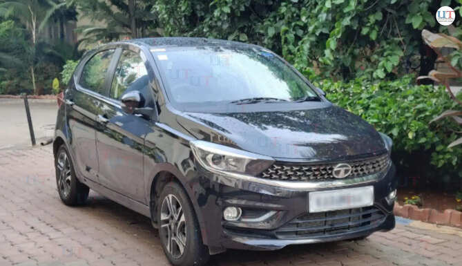 Tata Tiago hatchback exterior showcasing impact design and modern styling