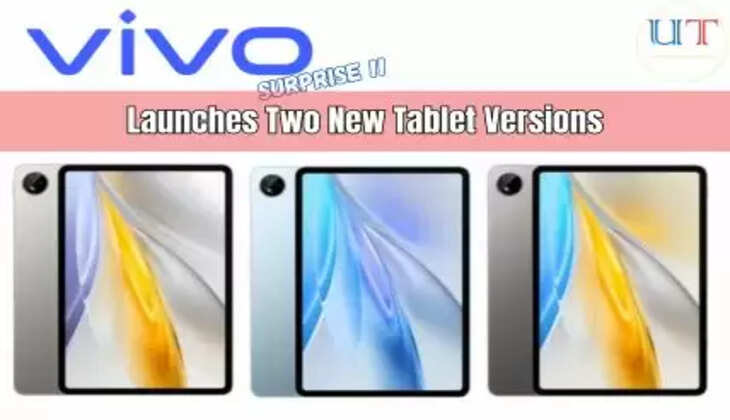  Vivo Surprises with Two New Tablets: Massive 12,050mAh Battery, 13MP Rear Camera Unveiled
