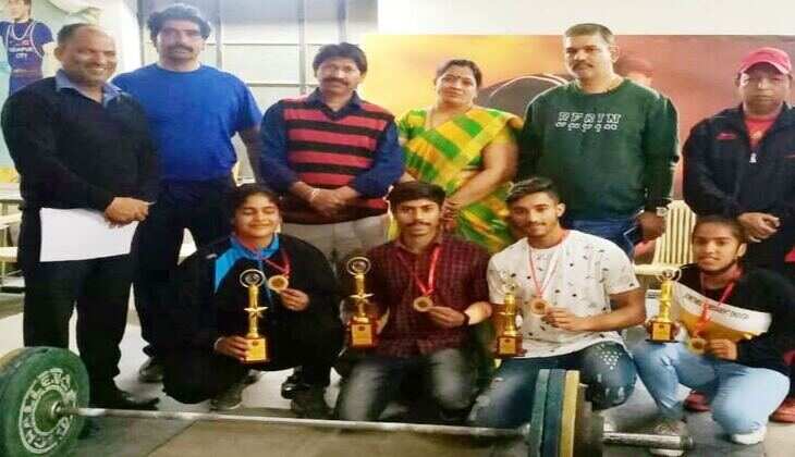 गौरव साहू जूनियर स्ट्रांग मैन ऑफ उदयपुर एवं नीलम डांगी जूनियर स्ट्रांग वूमेन ऑफ उदयपुर घोषित