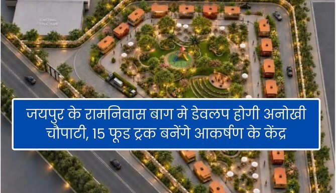 Unique Chowpati will be develop in Ramniwas Baag Jaipur