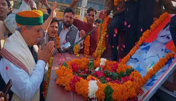 rajasthan story obituary naib subedar arjun ram meghwal diya kumari rajsamand