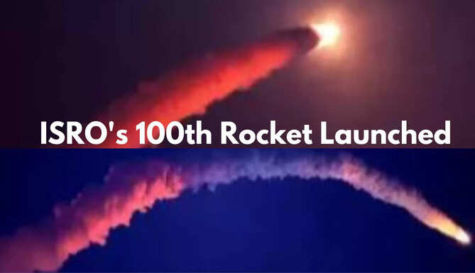 ISRO 100 Rocket Launched
