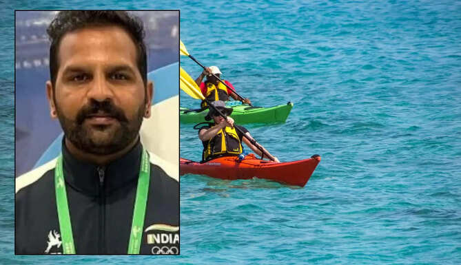 Udaipur Kayak Coach in National Games