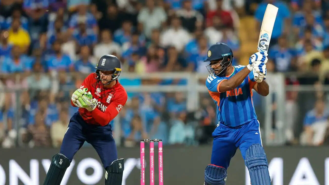 Sanju Samson Smashes 26-Ball Fifty In IND VS ENG T20 WC 2026 Semi-Final