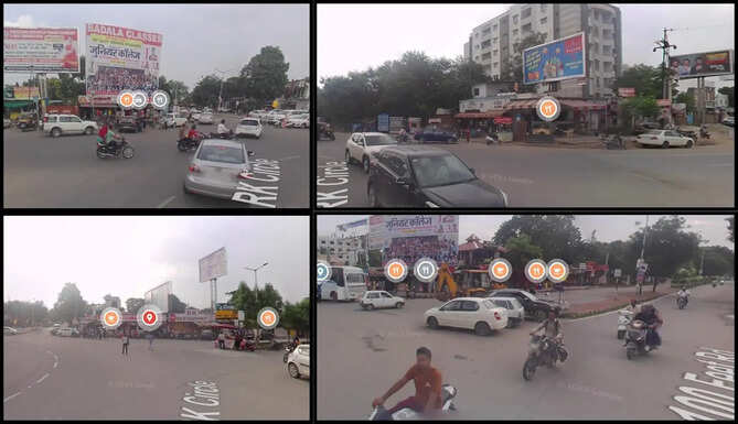 RK Circle Sobhagpura Illegal Construction of Shops and Parking Spaces UDA Warning and Ultimatum