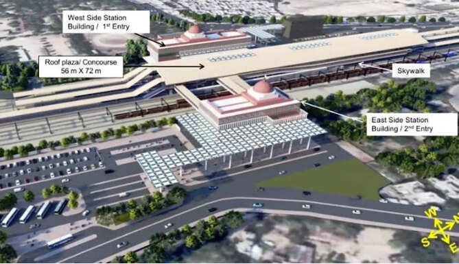udaipur railway station redevelopment