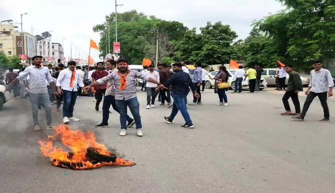 protest abvp