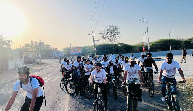 Rangothon Cycle Marathon Udaipur Cycle Holi Marathon