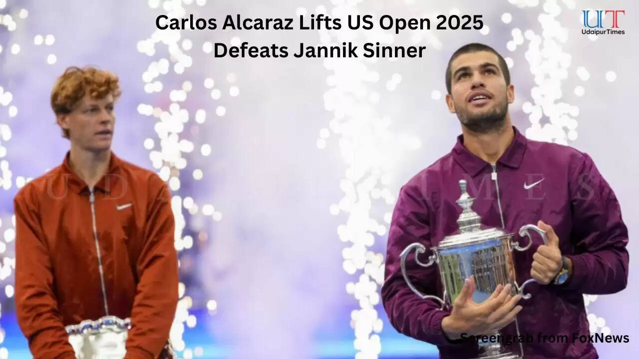 US Open 2025: Carlos Alcaraz Beats Jannik Sinner to Claim Title, Climbs to World No. 1​​​​​​​ 