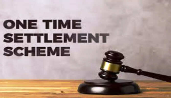one time settlement scheme